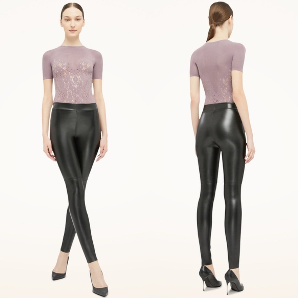 Wolford Estella Leggings - Faux Leather